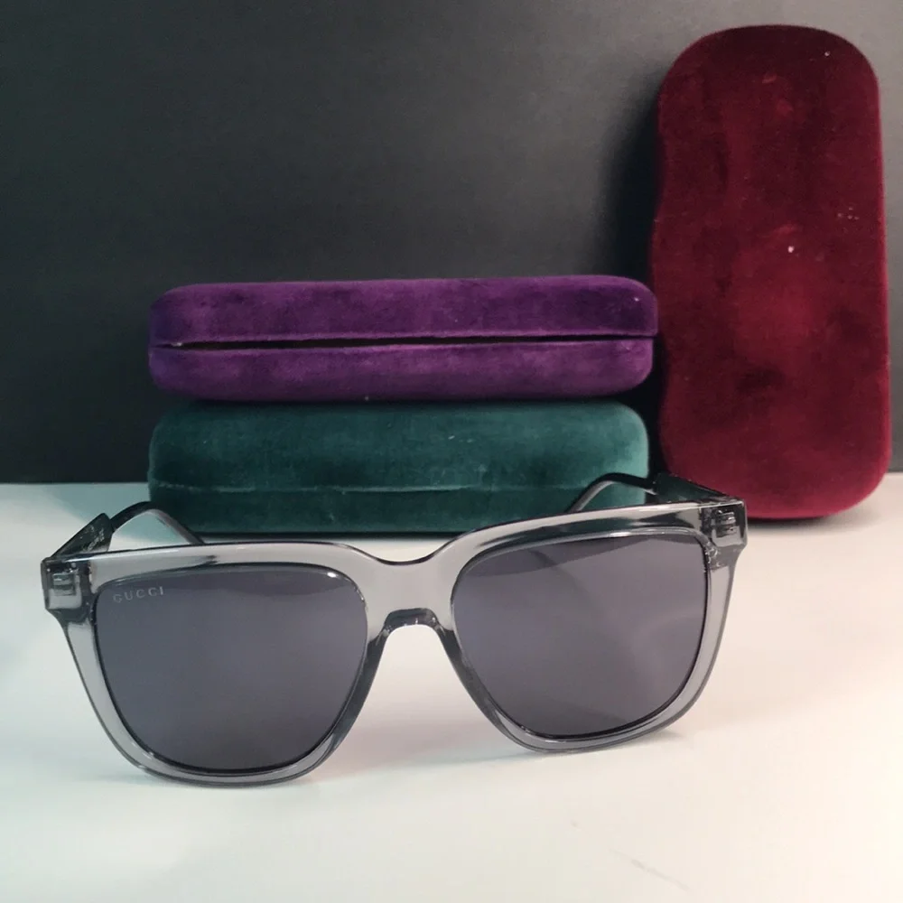 Trendy - 💯 Authentic - New GUCCI GG0976S 001 transparent - Picture 3 of 16